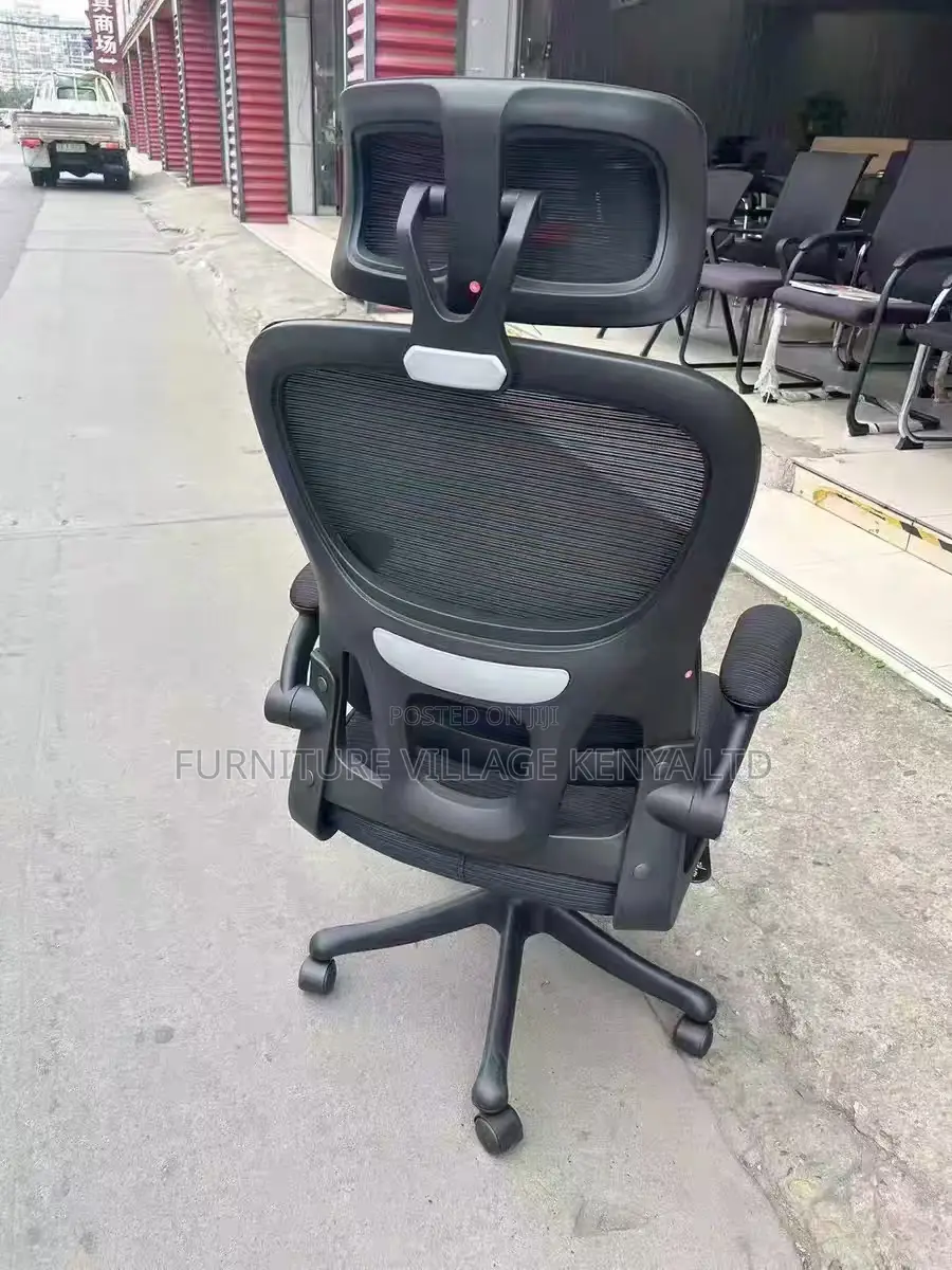 Swivel Black Ergonomic Fabric Home Study Chair
