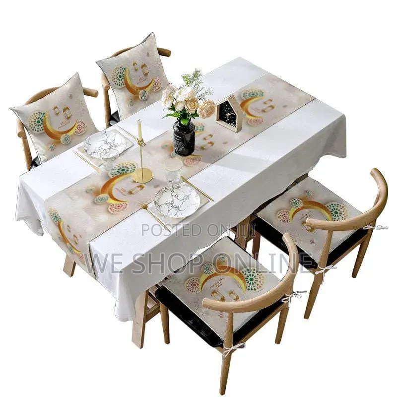Islamic Table Set(Runner and 4 Pillow Cases)
