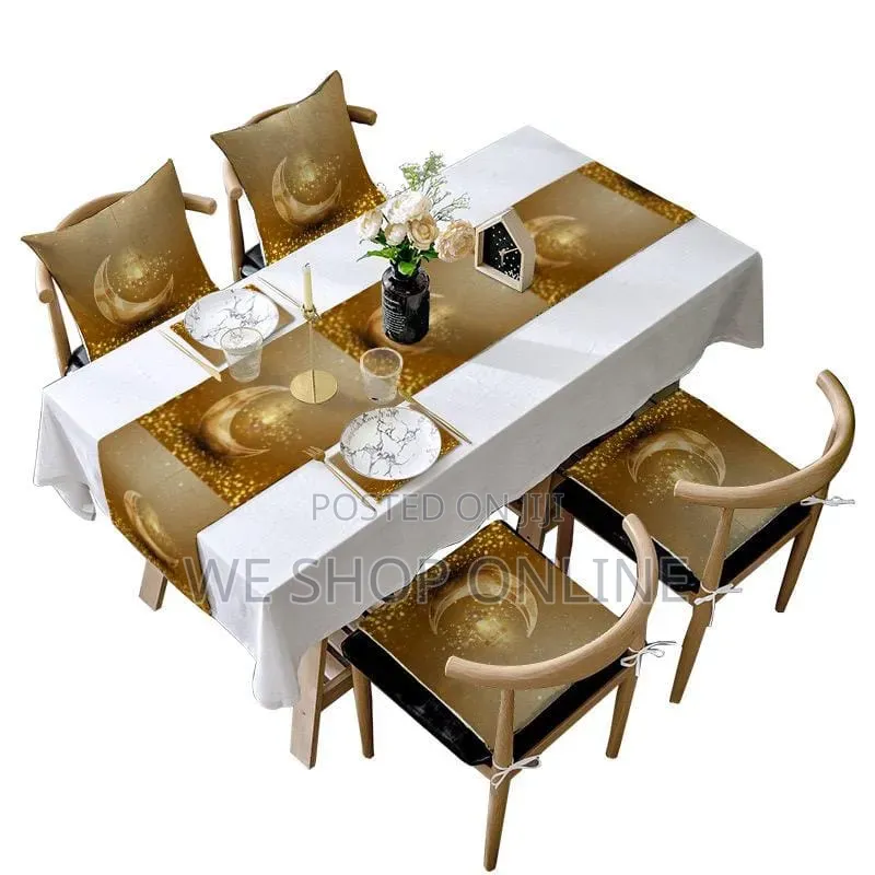 Islamic Table Set(Runner and 4 Pillow Cases)