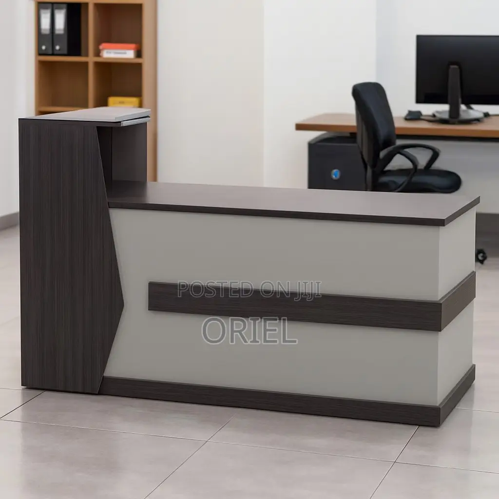 Office Desk : 2400mm Modern Office Reception Desk