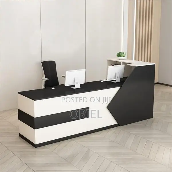 Office Desk : 2400mm Modern Office Reception Desk