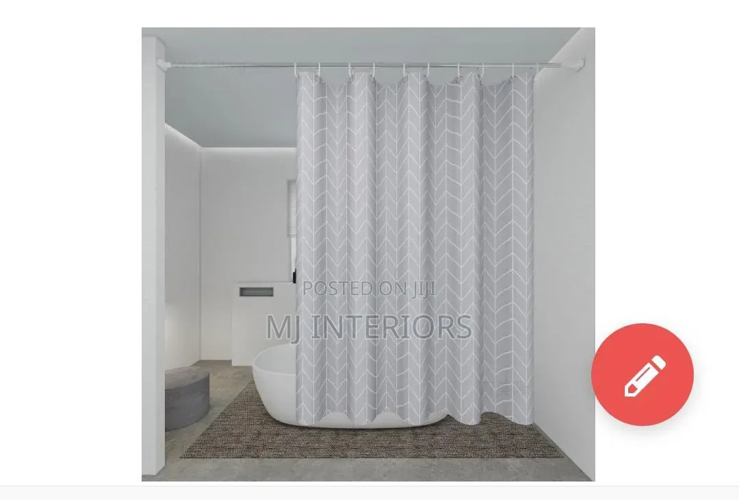 Printed Bathroom Curtains