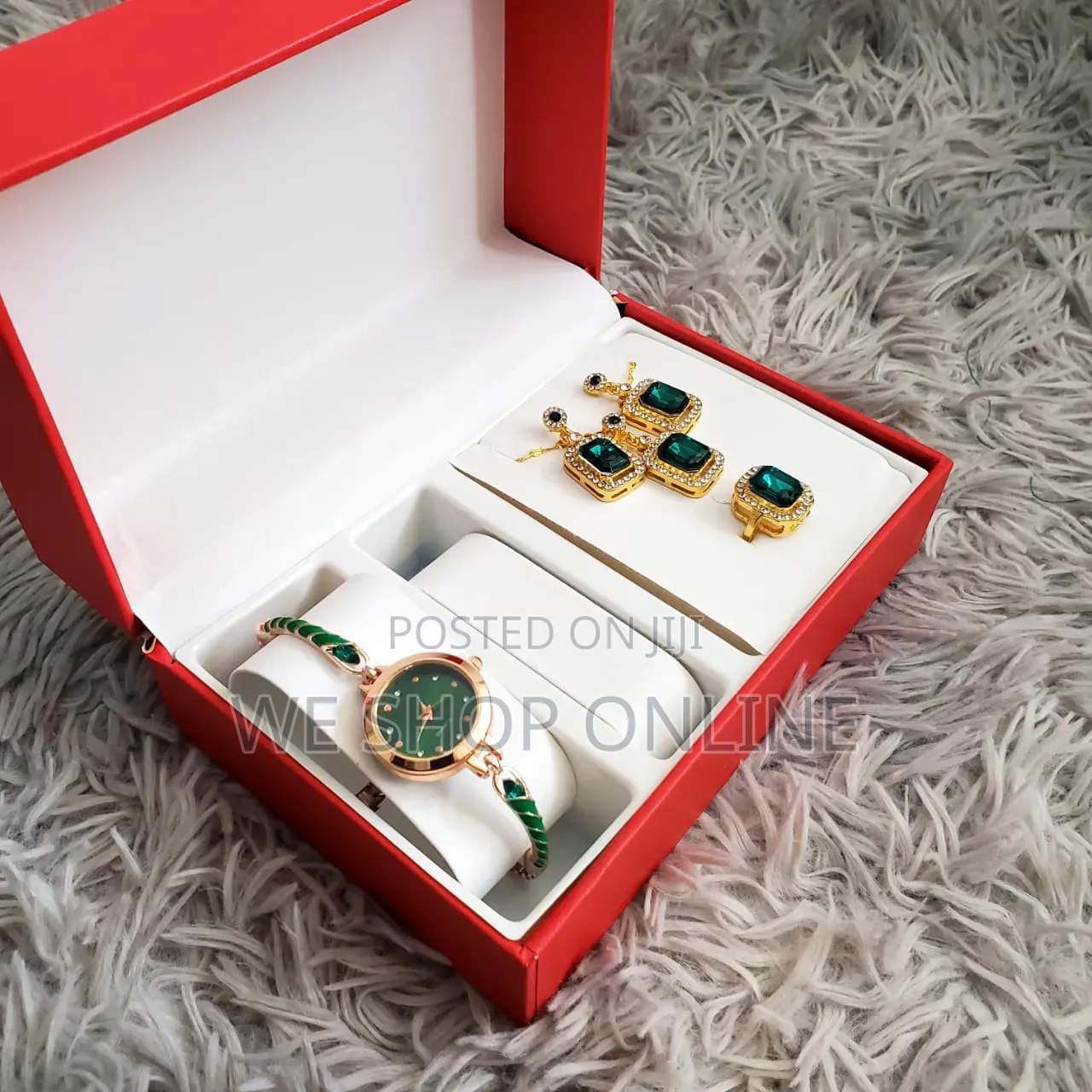 4pc Elegant Ladies Jewelry Gift Set(Square)