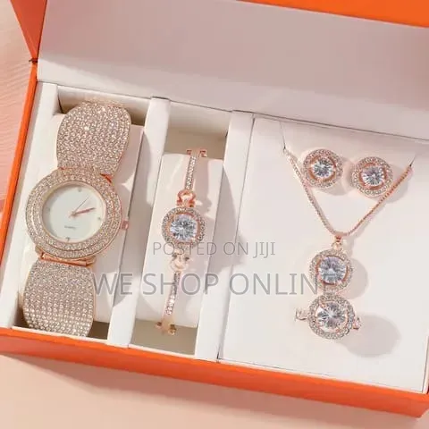 Elegant 6pcs Ladies Jewelry Gift Set