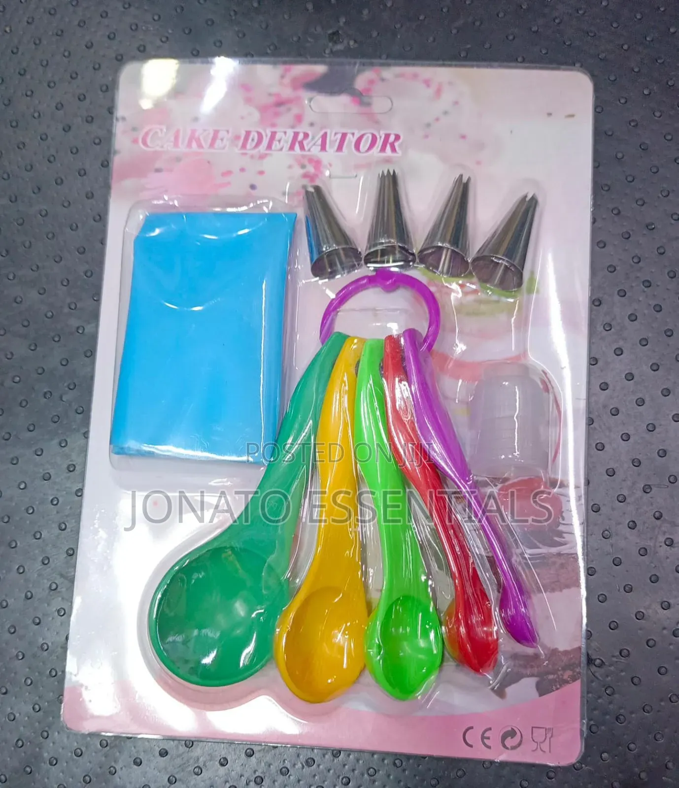 Cake Decorating Kit With Measuring Spoons Piping Bag Set