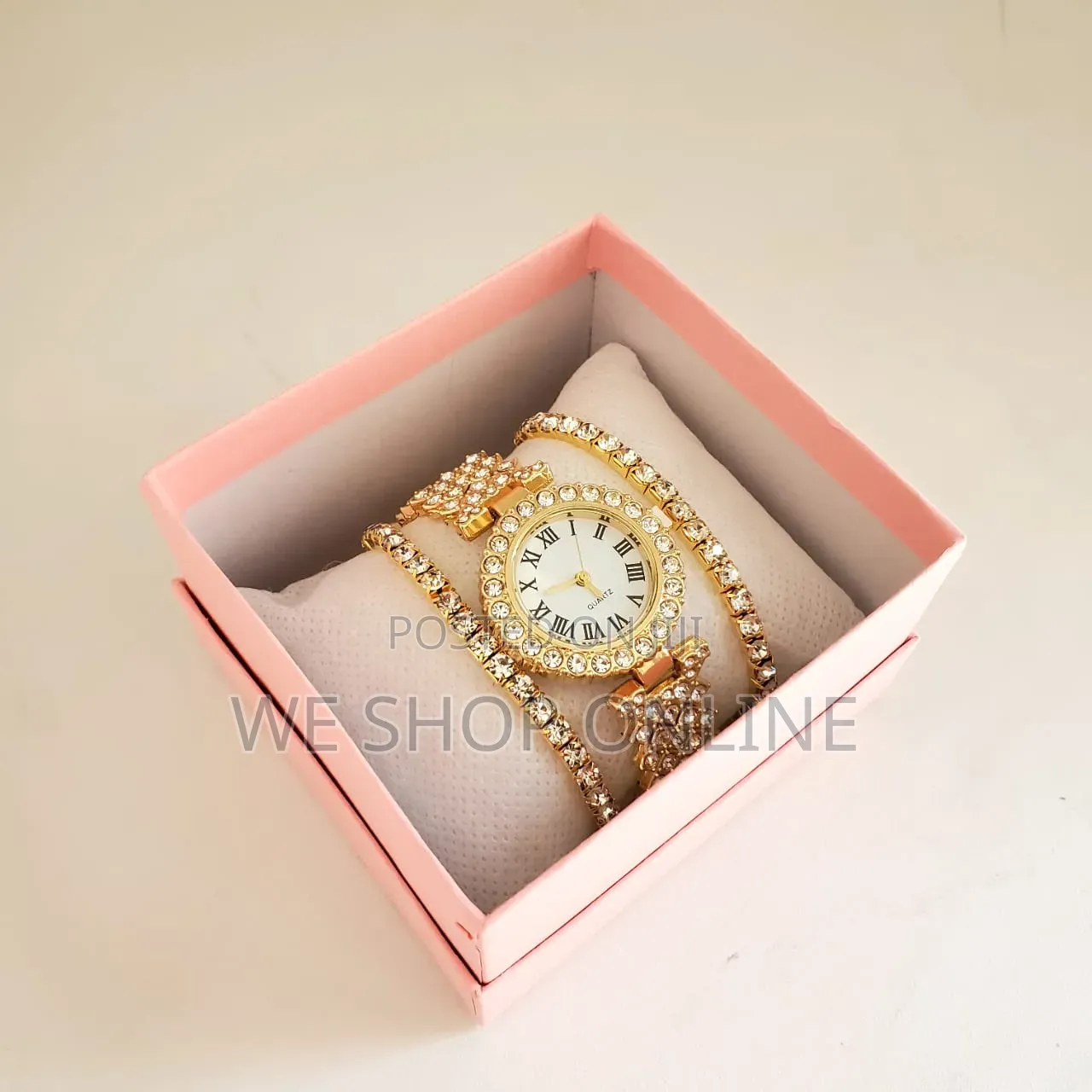 3 in 1 Ladies Watch+ Bracelet Set