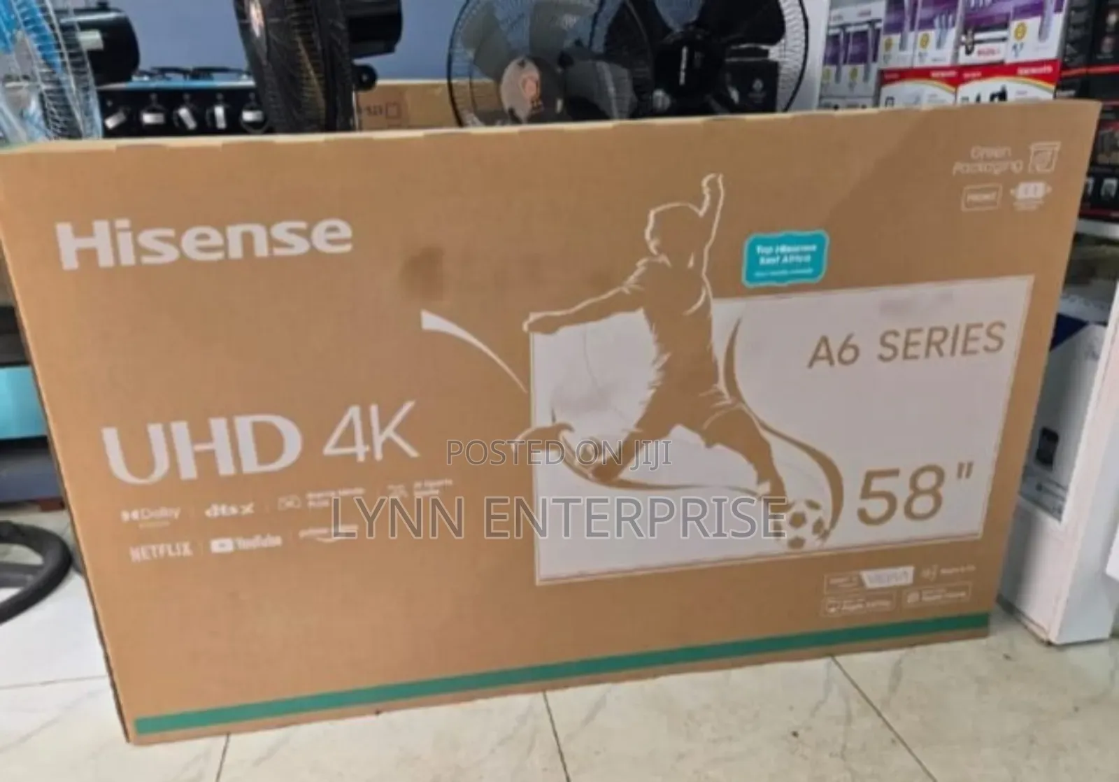 Hisense 58 Inches Smart Frameless A6 Series