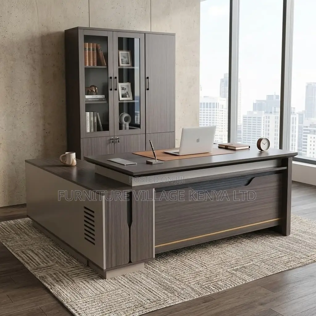 L-Shaped 180cm Boss Executive Task Table