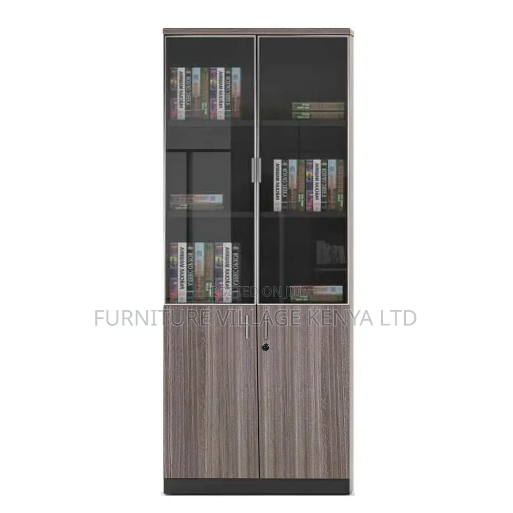 2-Door Wooden Storage Shelf Filling Cabinet