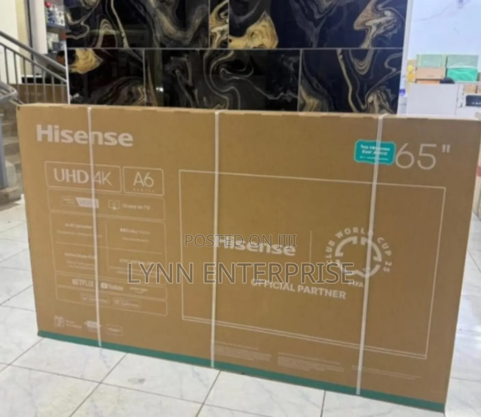 Hisense 65inches Smart Uhd Frameless Tv (A6 Series