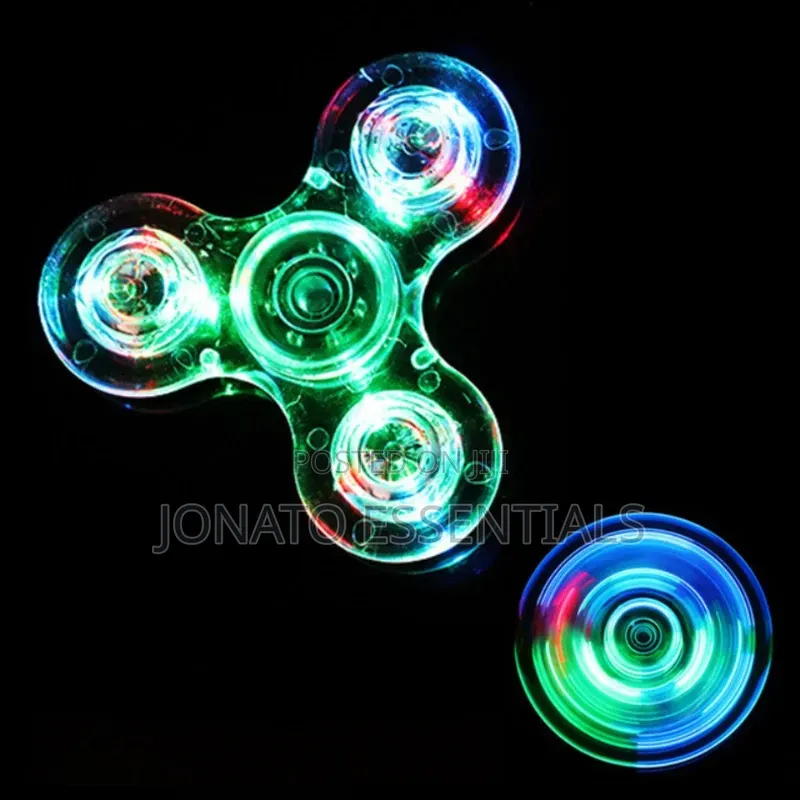 Led Light Up Fidget Spinner Stress Relief Toy
