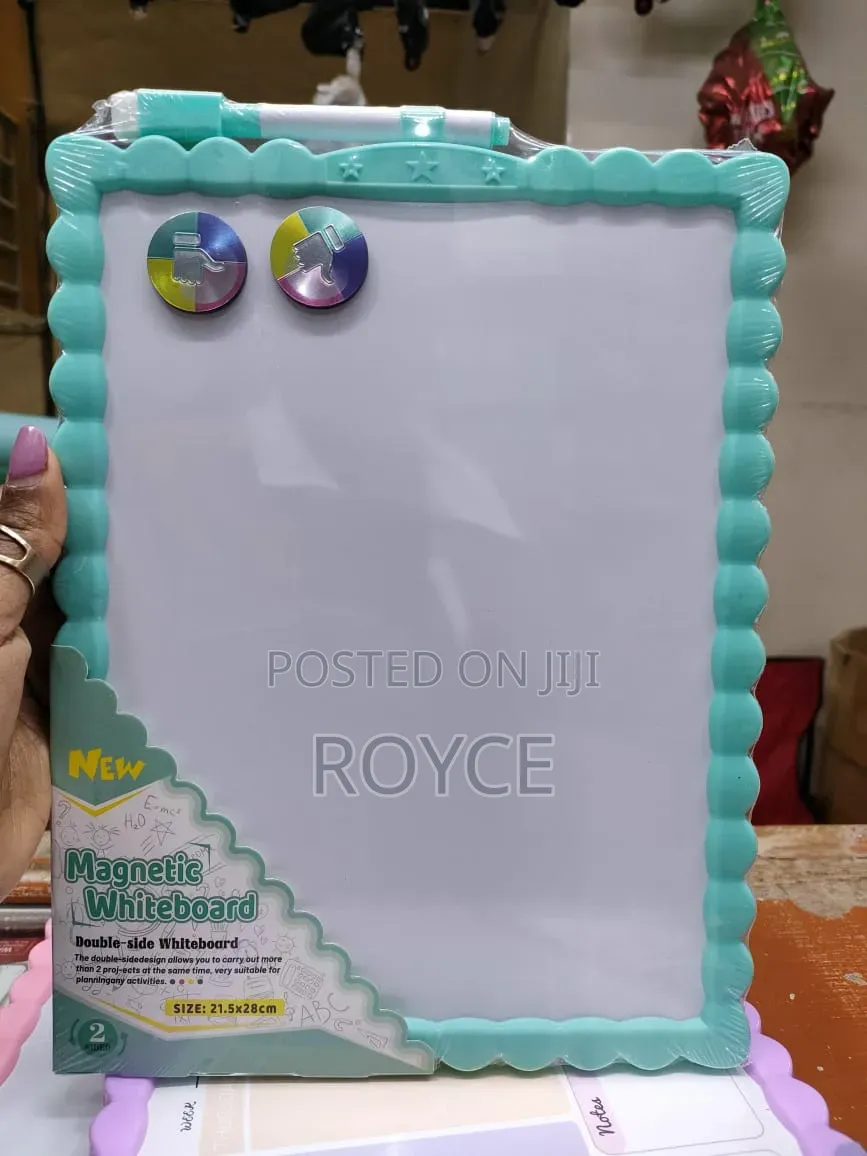 Magnetic White Board With Weekly Plan