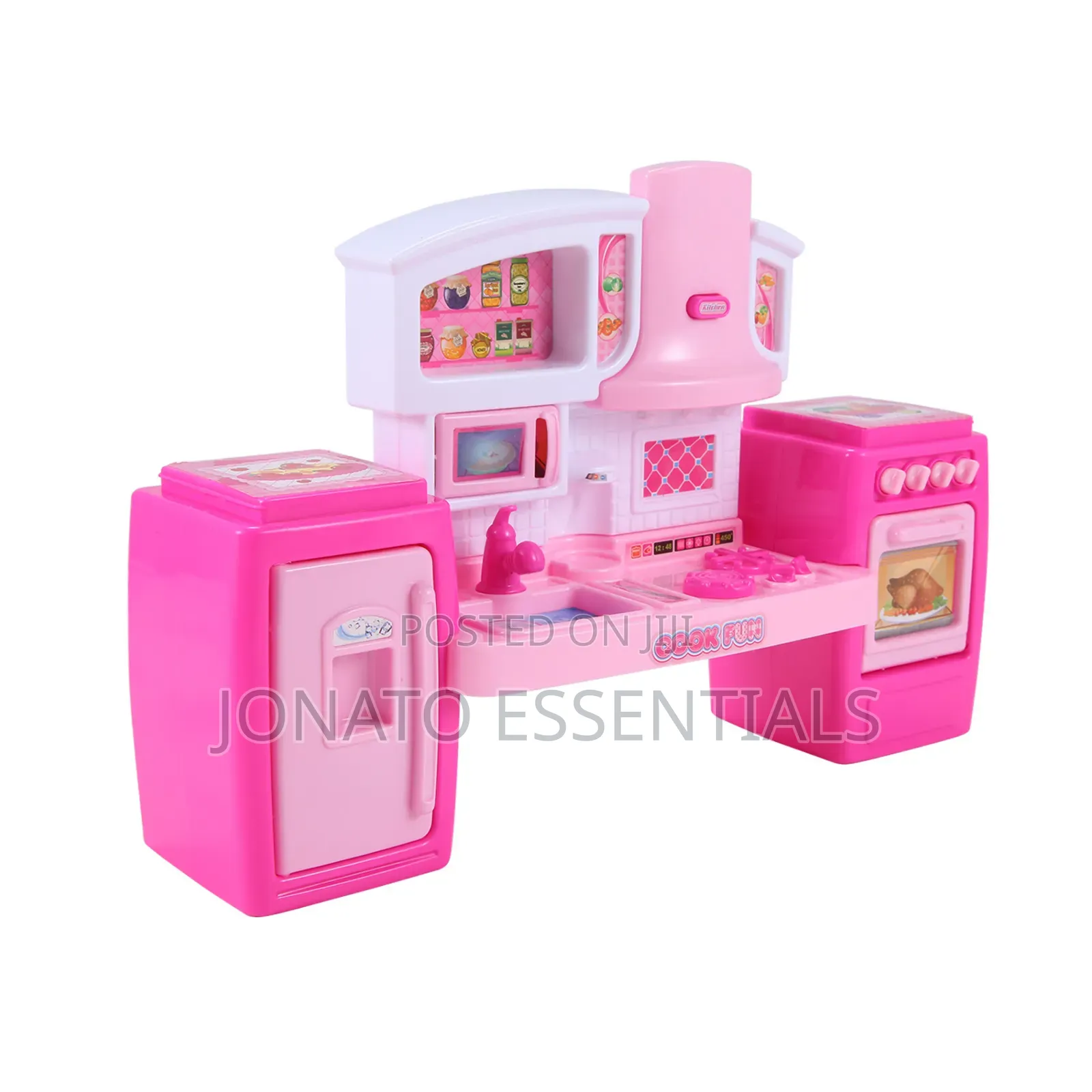 Kids Kitchen Playset Toy With Music Lights