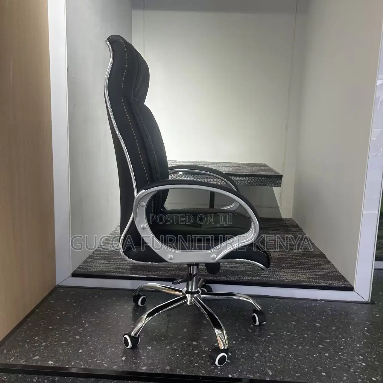 Executive Leather Office Secretary Desk Chair