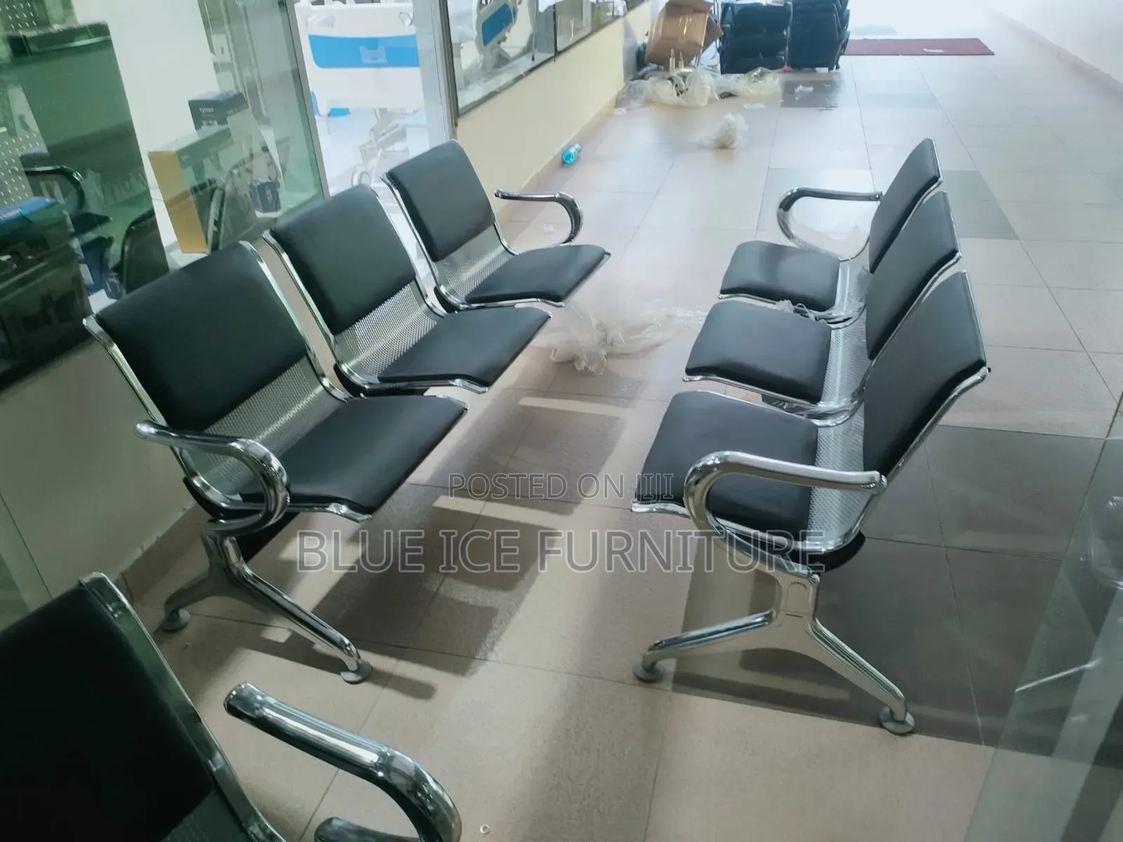 Executive 3 Seat Bench Chair