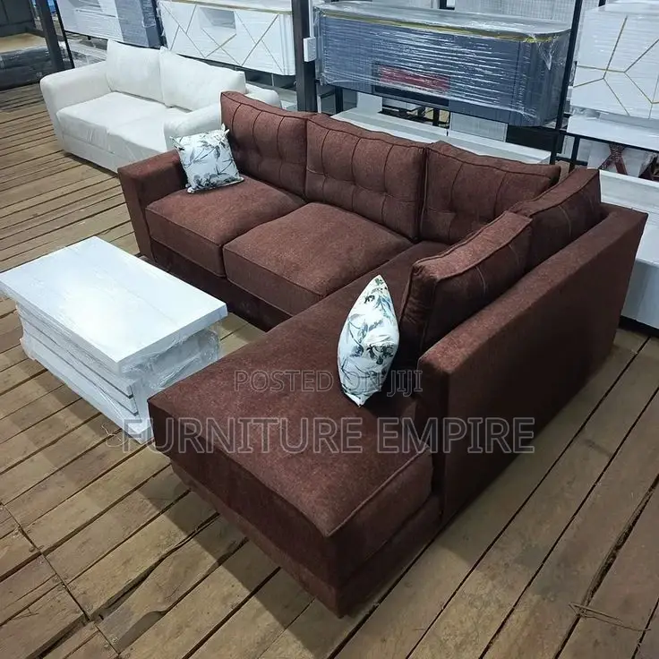 Modern Brown Sectional Sofa