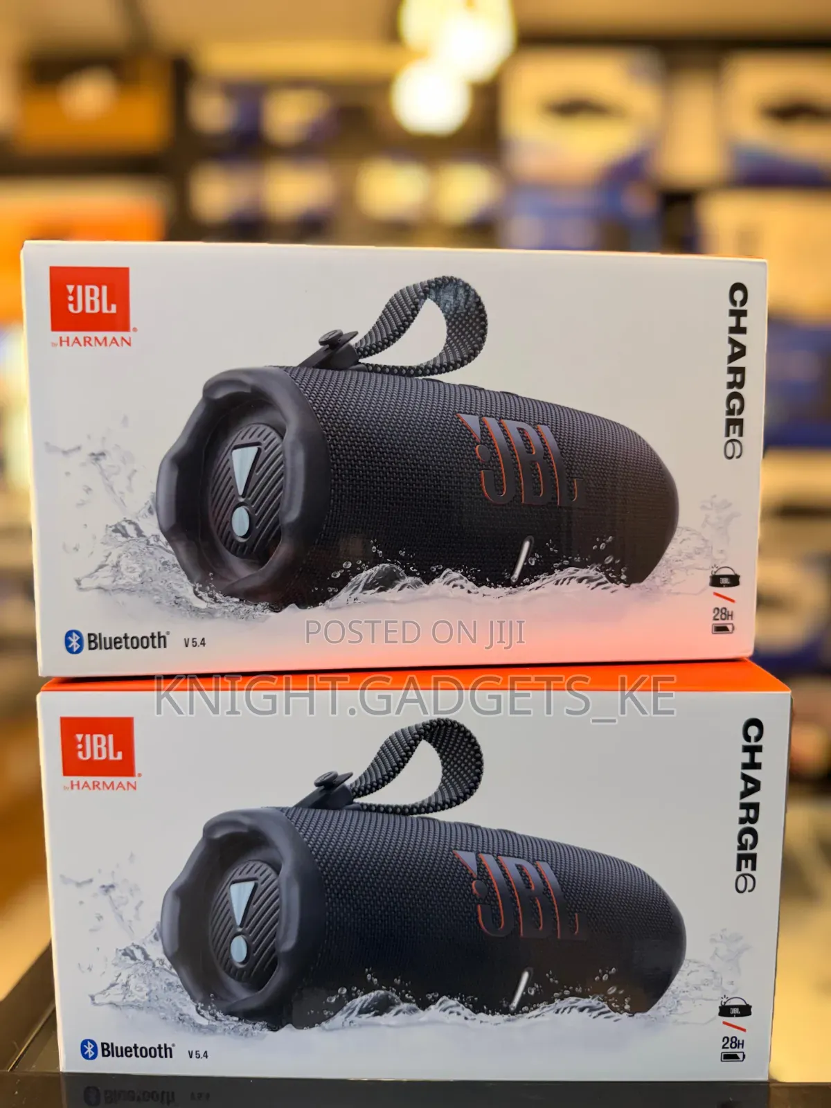 Black JBL Charge 6 Speaker Available Tm