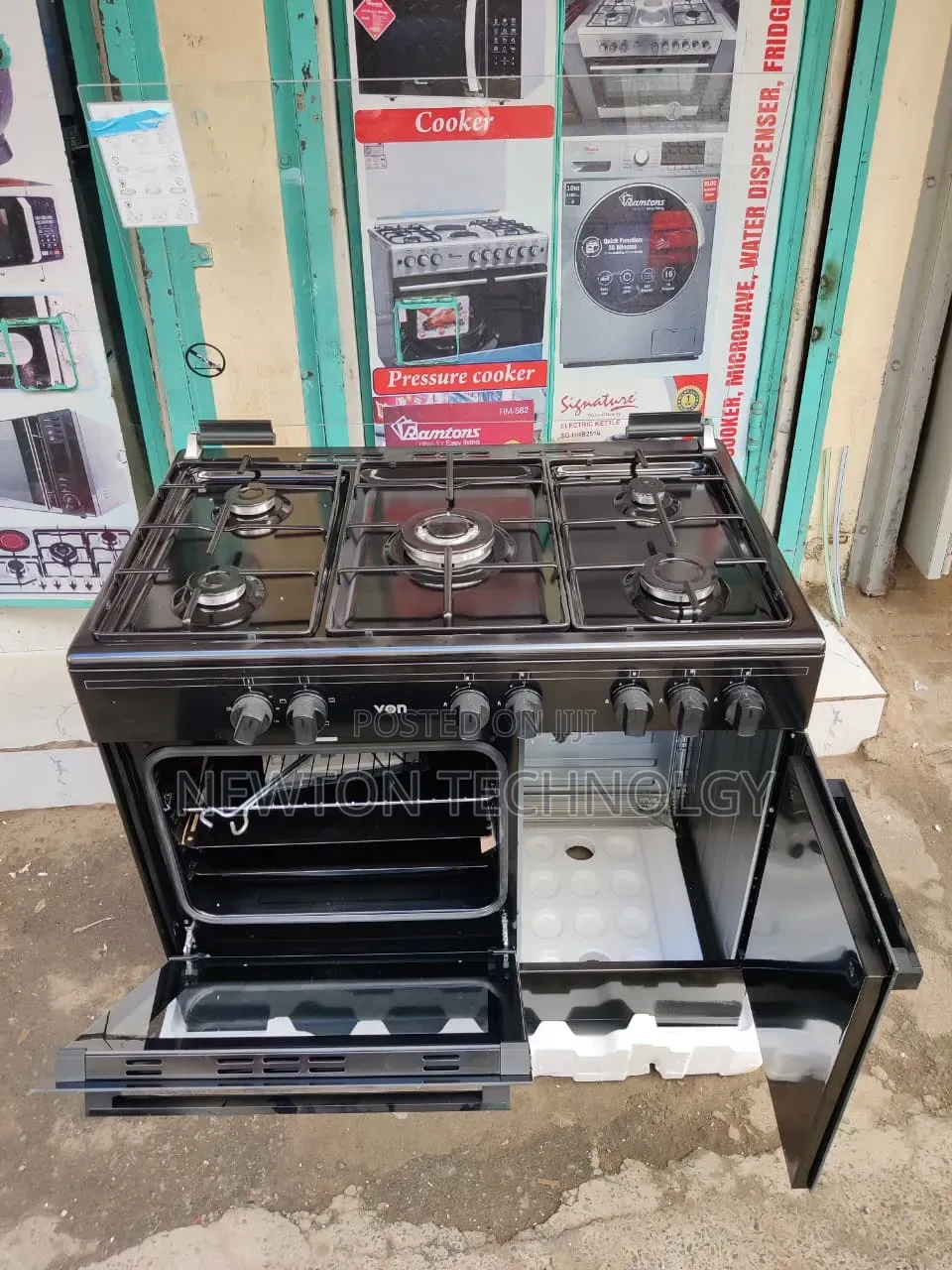 Von Standing Cooker 60x90cm 5gas