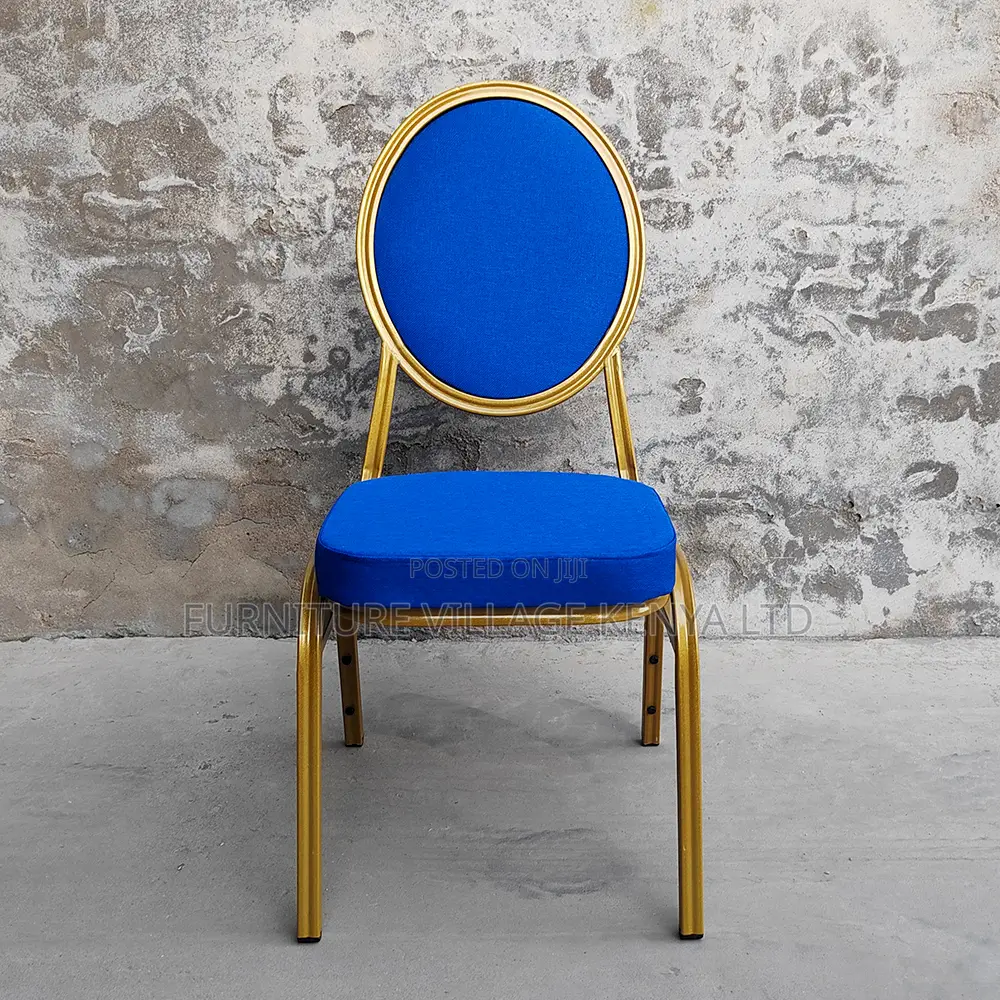 Fabric Armless Round Wedding/Boardroom Chair.