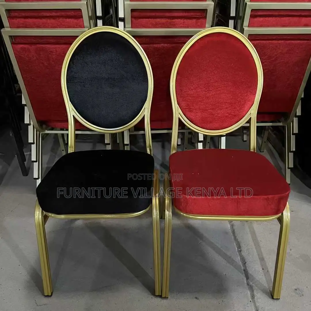 Fabric Armless Round Wedding/Boardroom Chair.