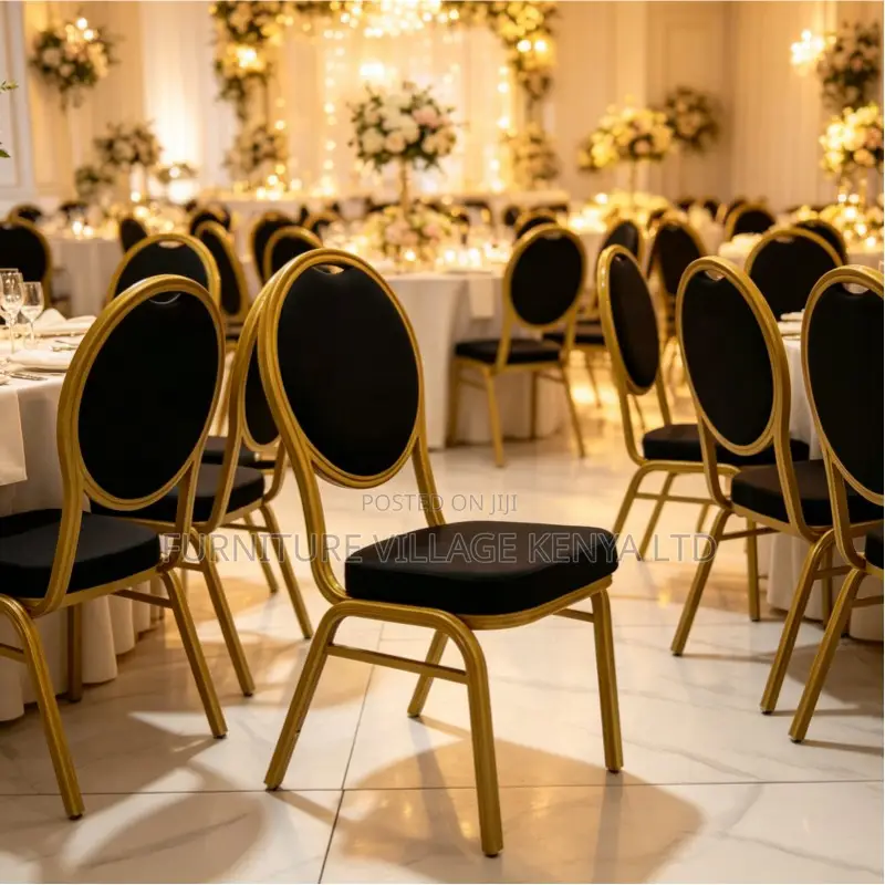 Fabric Armless Round Wedding/Boardroom Chair.