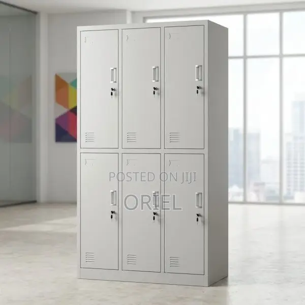 Office Cabinet : 6-Door Metal Locker Cabinet