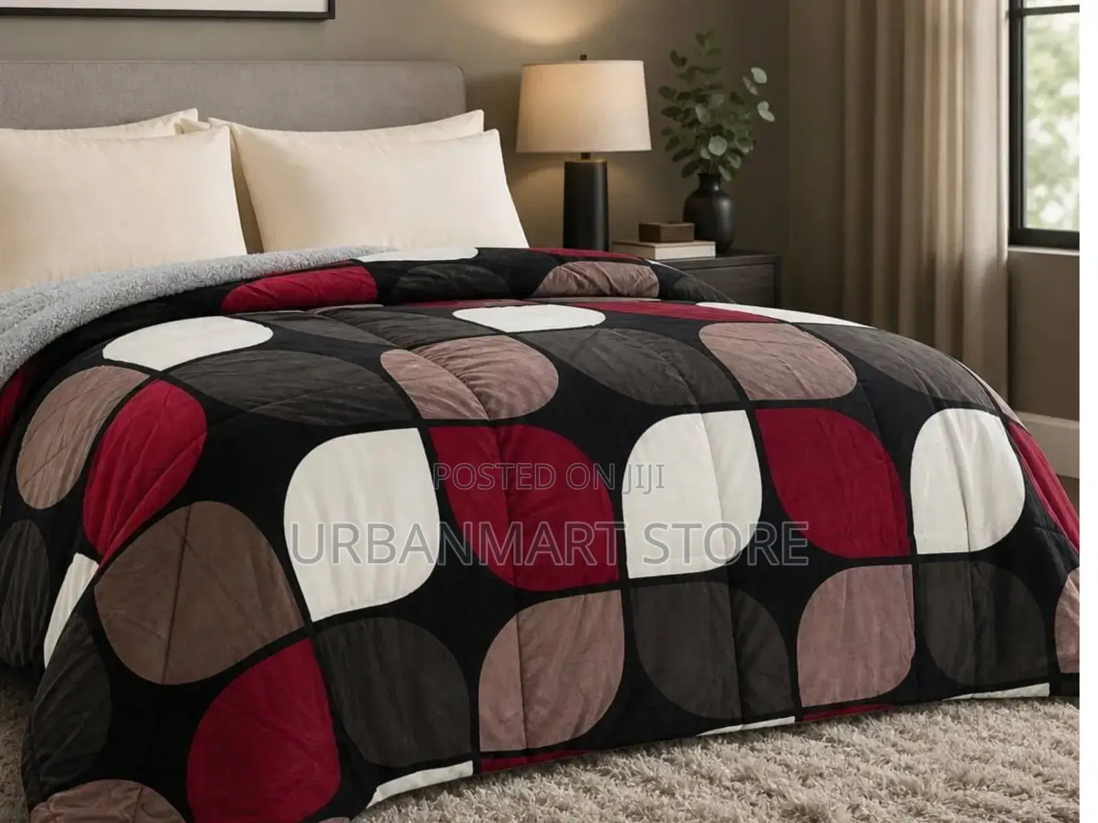 Elegant Cotton Duvet Cover Set – Soft Breathable, 5 by 6