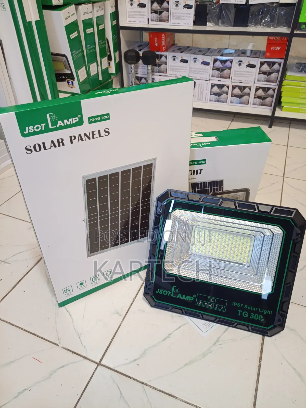 Jsotlamp 300w Solar Flood Security Light