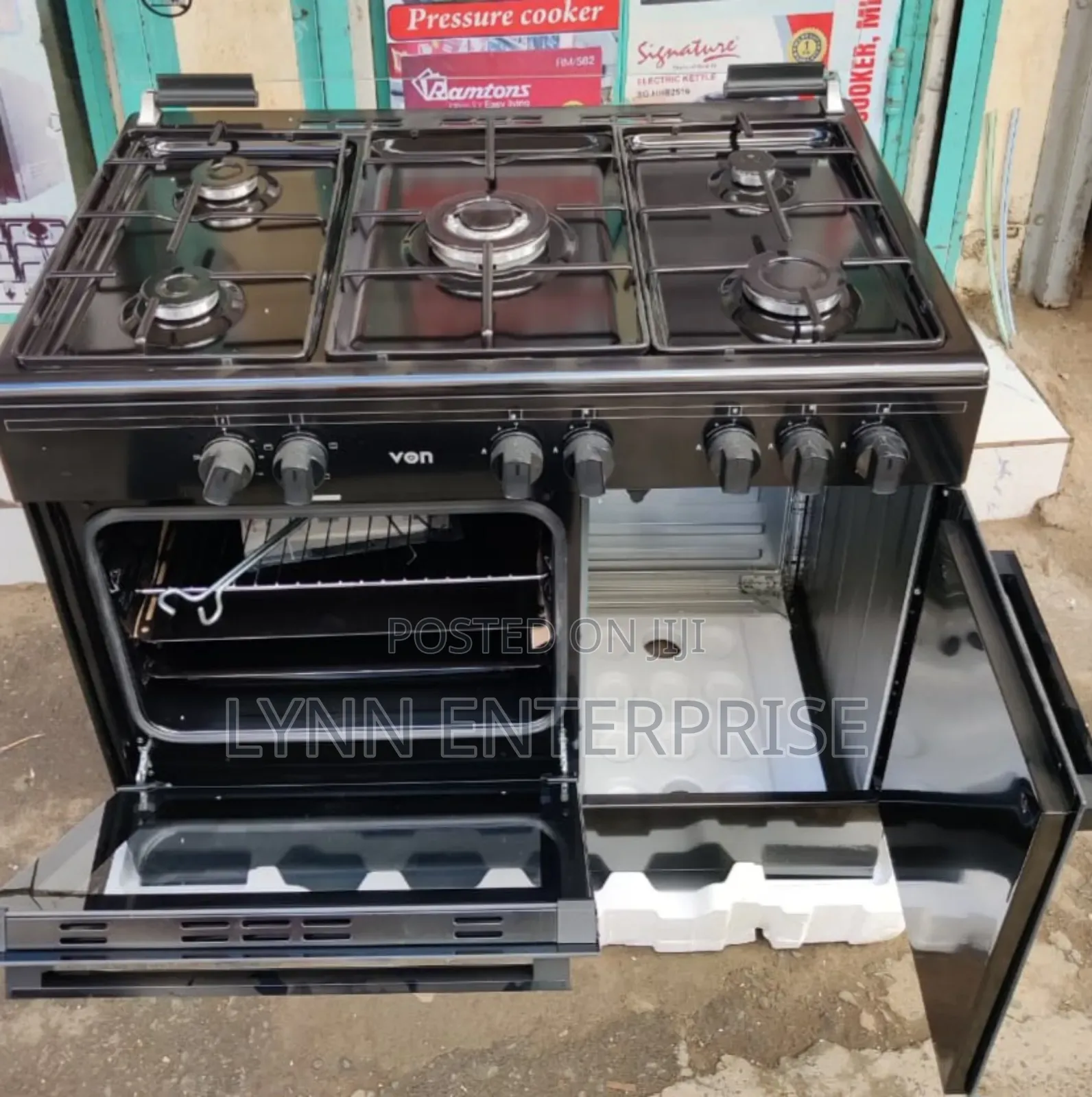 *Von Standing Cooker 60x90cm 5gas