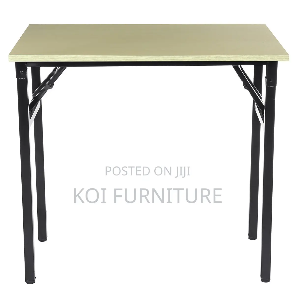 Office Desk : Novashion Folding Desk With a Light Wood-Tone Tabletop