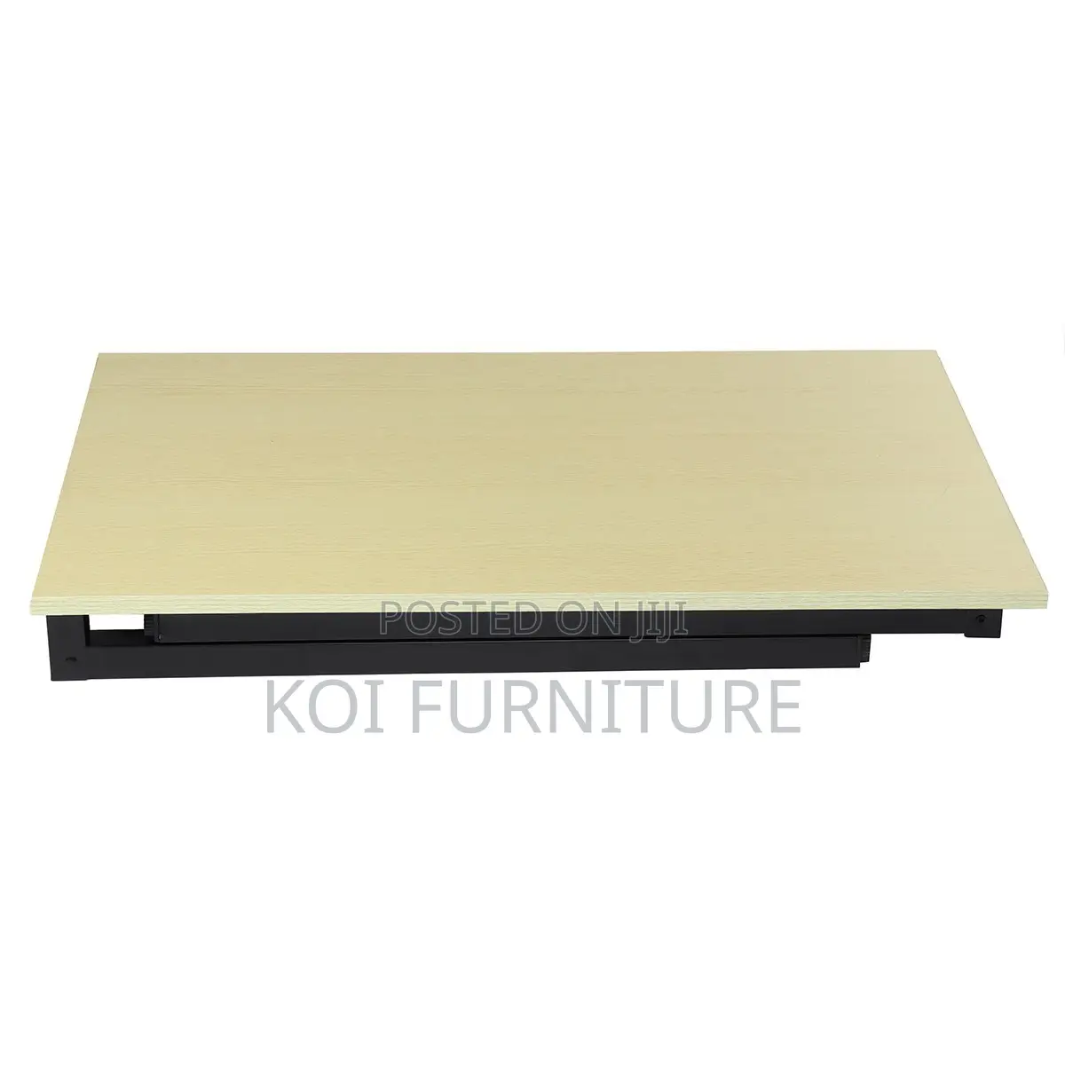 Office Desk : Novashion Folding Desk With a Light Wood-Tone Tabletop