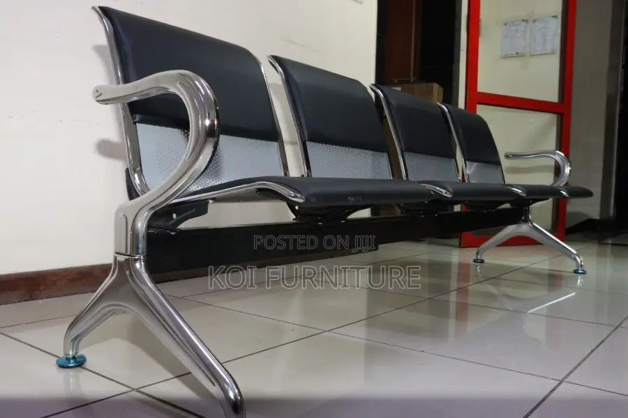 Office Bench : 4-Seater Linked Waiting Bench