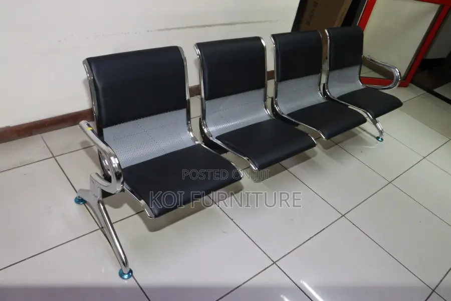 Office Bench : 4-Seater Linked Waiting Bench
