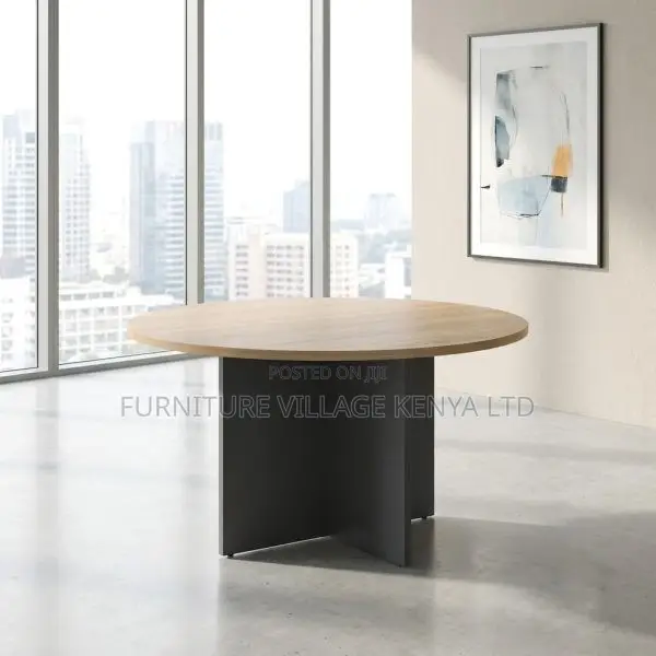 Customized Round Wooden Executive Meeting Table