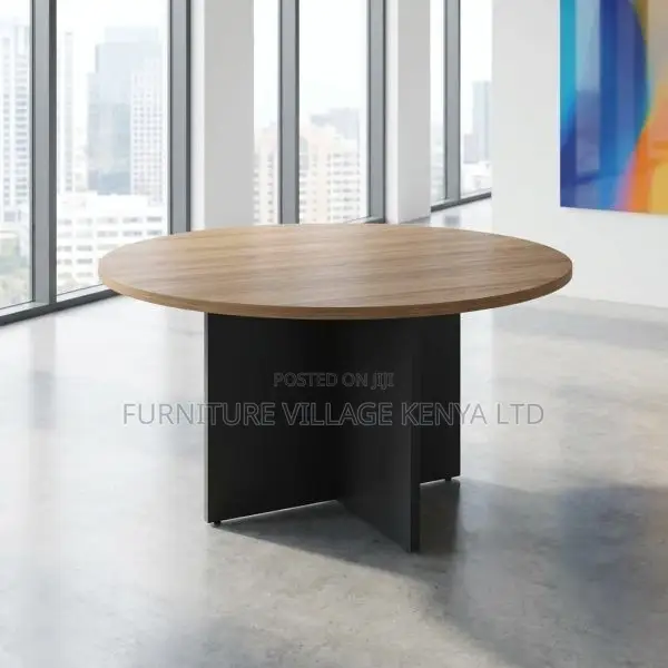 Customized Round Wooden Executive Meeting Table