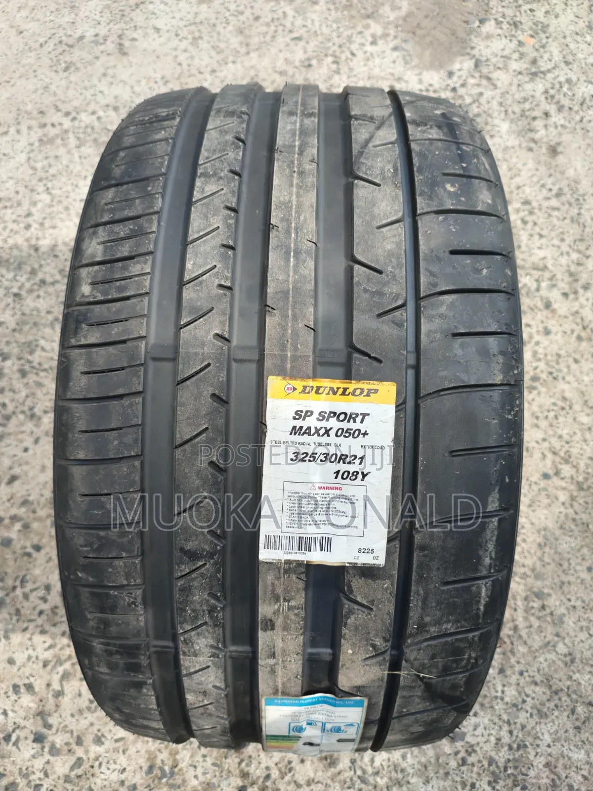 325/30r21 Dunlop Tyre Made in Japan (Sp Sport Maxx 050+