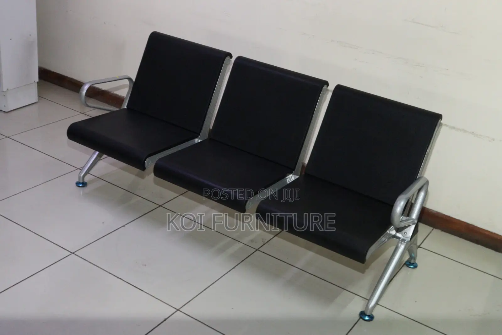 Office Bench : 3-Link Hospital Waiting Bench
