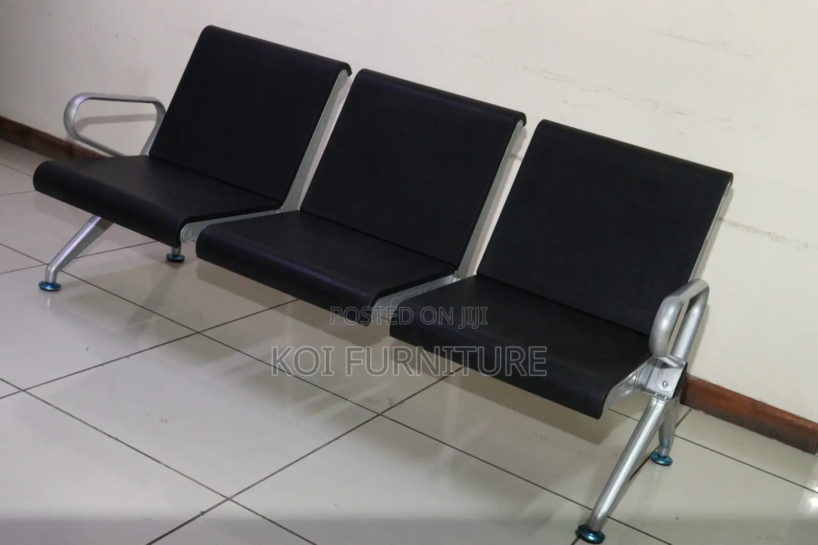 Office Bench : 3-Link Hospital Waiting Bench