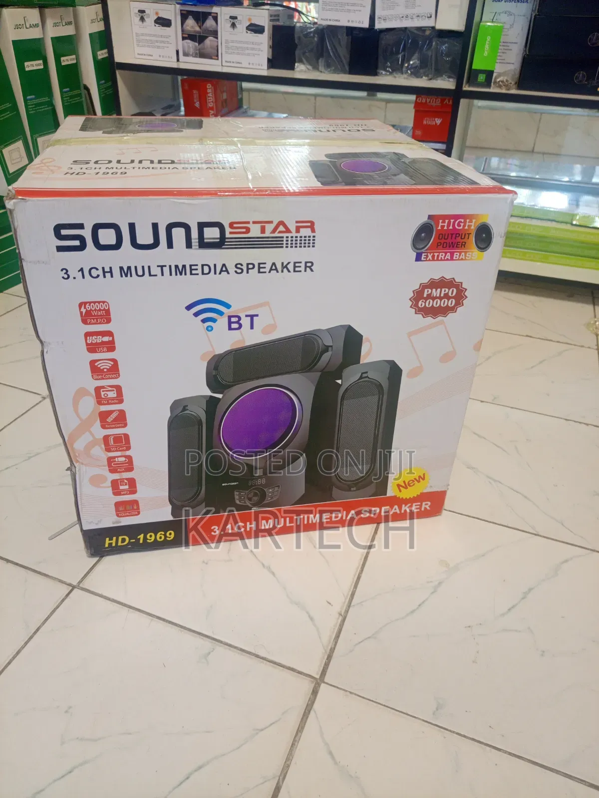 Soundstar 60000w P.M.P.O Hd-1969 3.1ch Bluetooth Multimedia Speaker