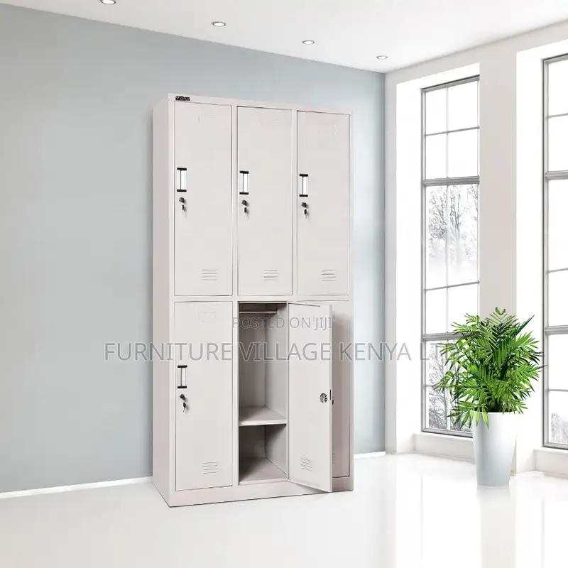 6-Door Fitness Storage Locker Storage Unit