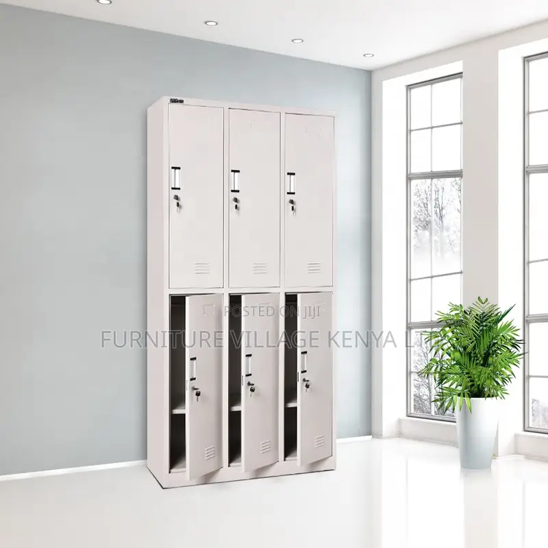 6-Door Fitness Storage Locker Storage Unit