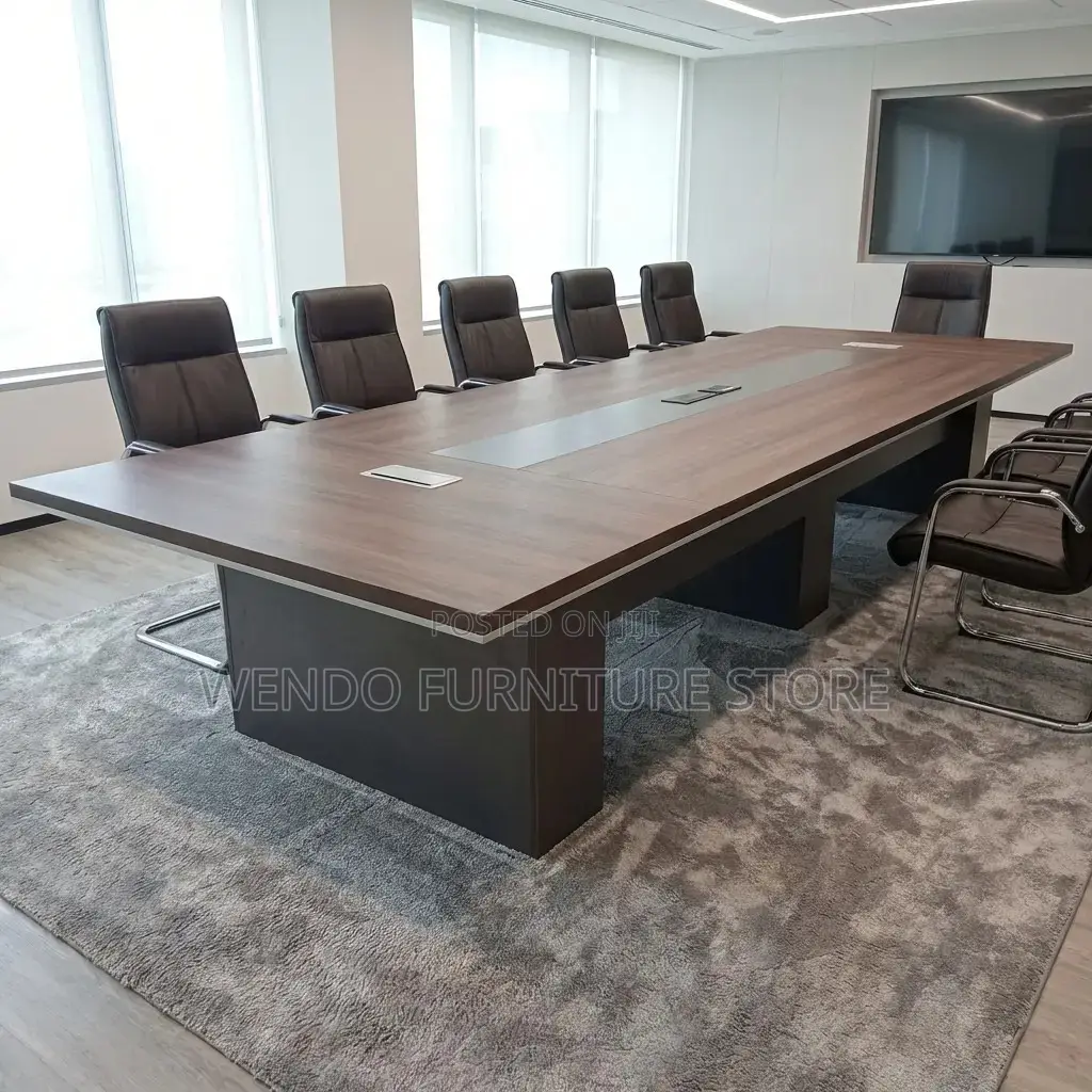 Office Table : J12 3-Meter Imported Executive Boardroom Table