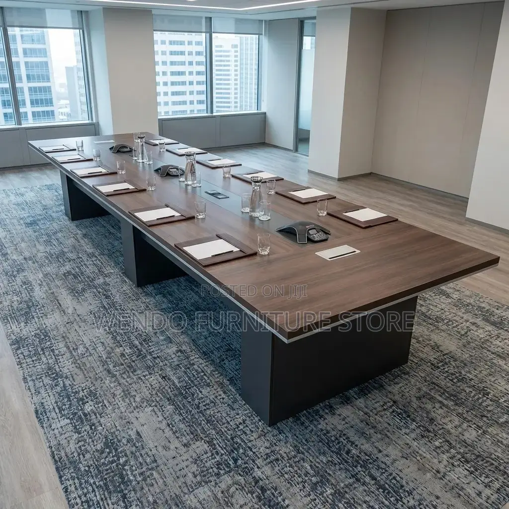 Office Table : J12 3-Meter Imported Executive Boardroom Table