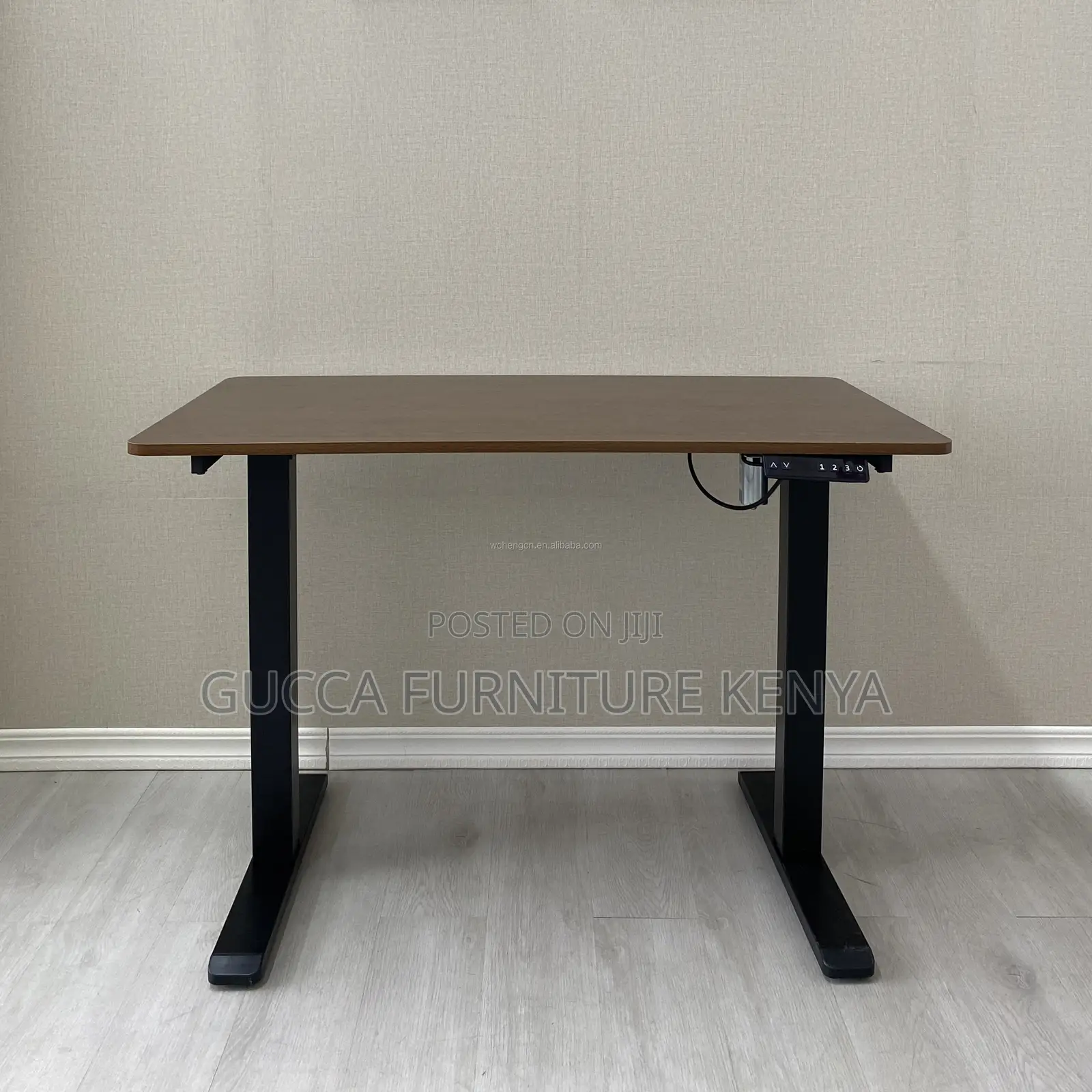 Electric Controlled Sit Stand Lift Computer Desk