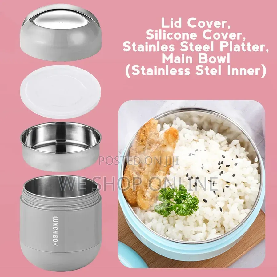 Stainless Steel Food Portable Lunch Box 1000ml