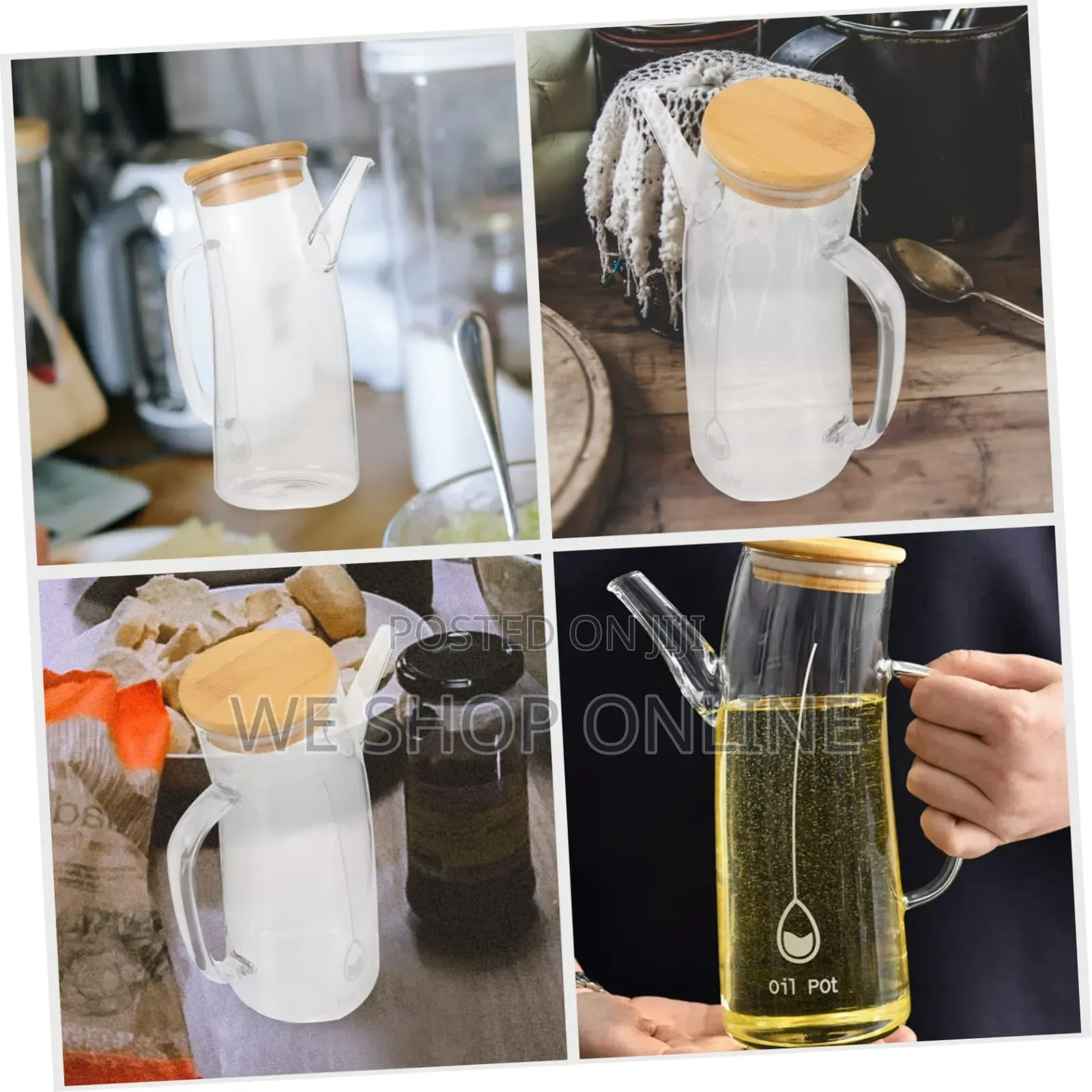700ml Multipurpose Curved Oil Jar