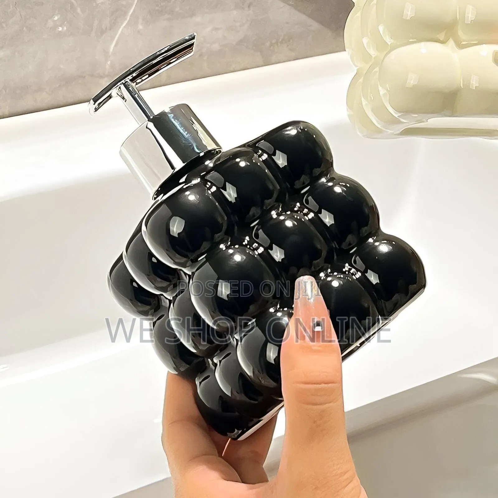 Bubble Glass Soap Dispenser 300ml