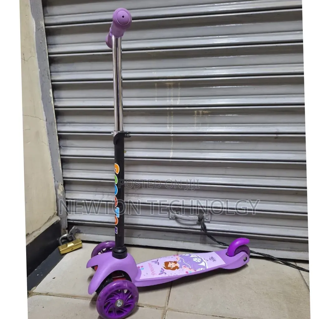 Foldable Scooter Adjustable Height Ride-on Kids Scooter With Led Light