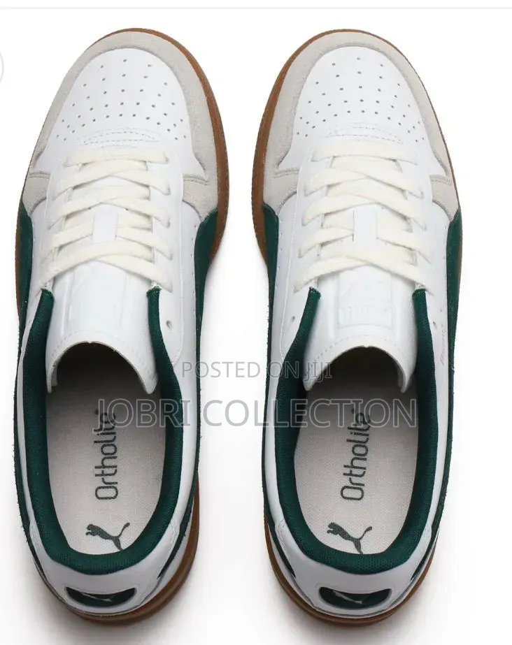 Puma Indoor “White Dark Myrtle Gum “
 Sneakers