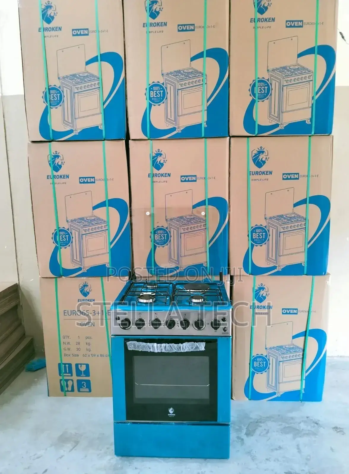 60*65 Euroken 3+1 Standing Cooker